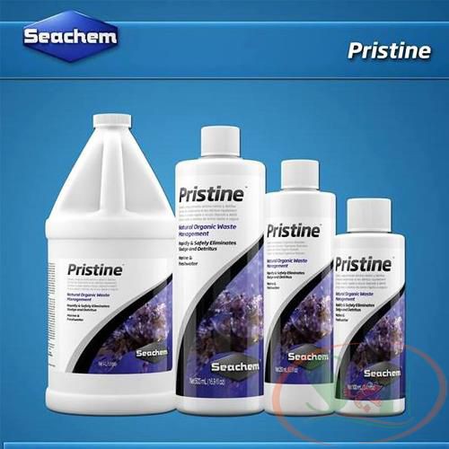 Vi sinh nước Seachem Pristine 100ml, 250ml phân hủy xử lý chất thải hữu cơ phân cá tép