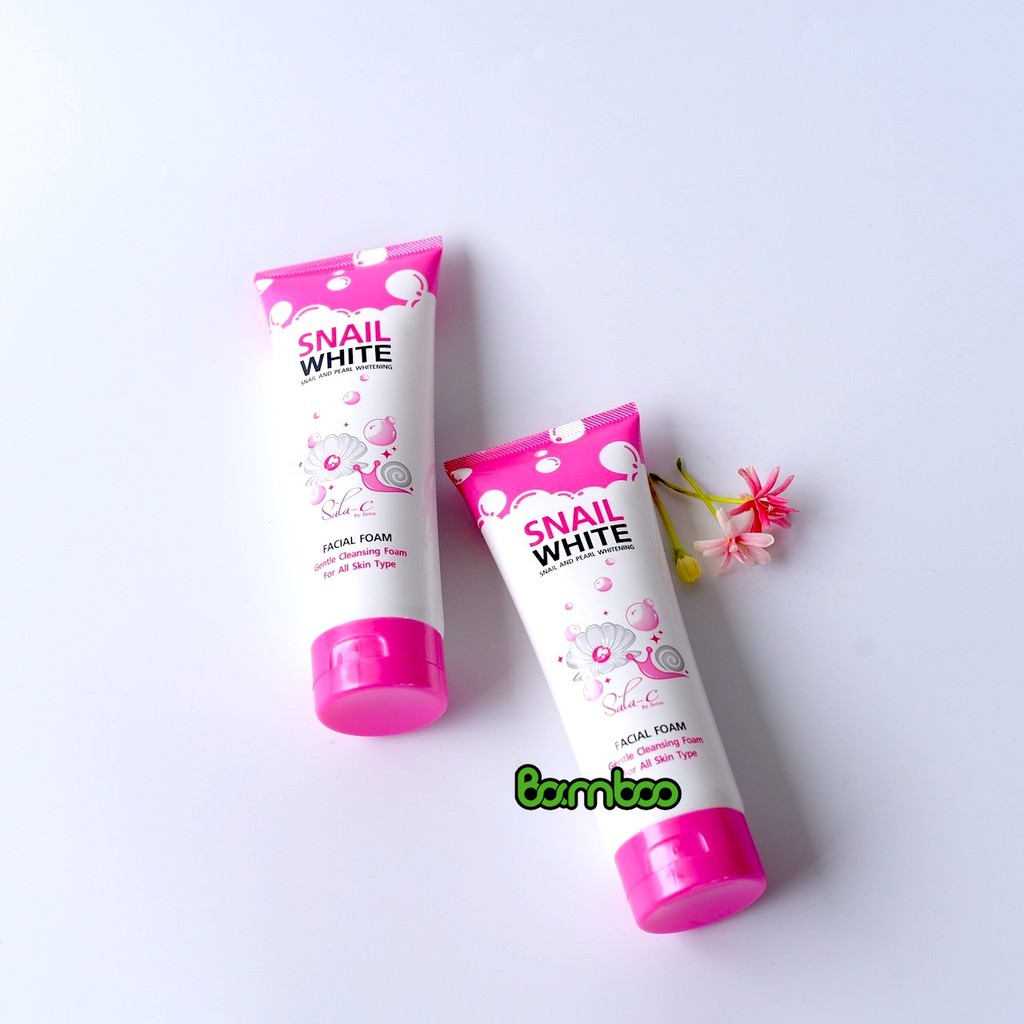 Sữa rửa mặt chiết xuất tinh chất ngọc trai và ốc sên 180ml Thái Lan