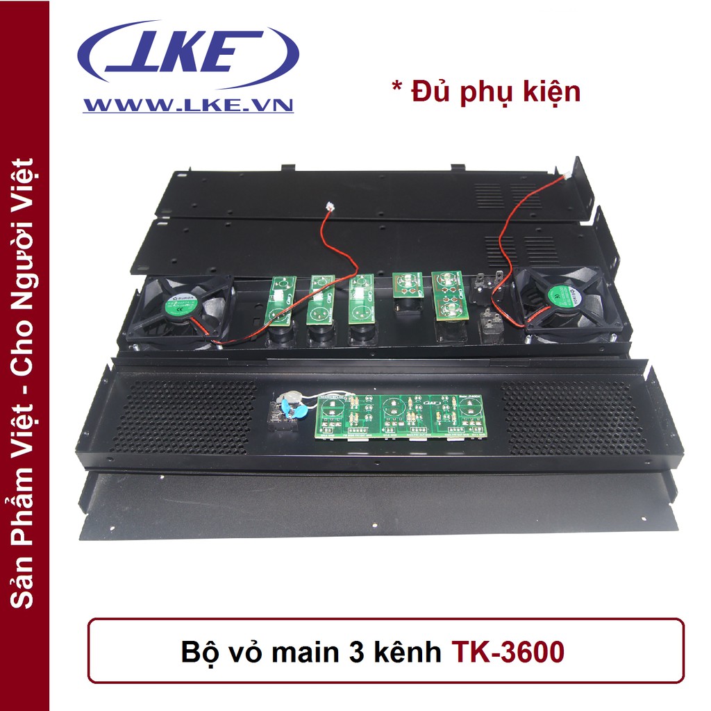 Vỏ main 3 kênh size 2U siêu dày TK3600 LKE