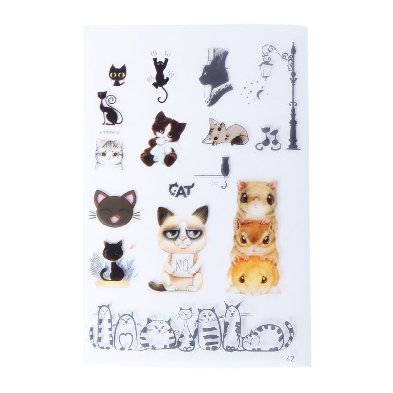 Miếng Dán Hình Động Vật Bằng Nhựa Epoxy UV DIY