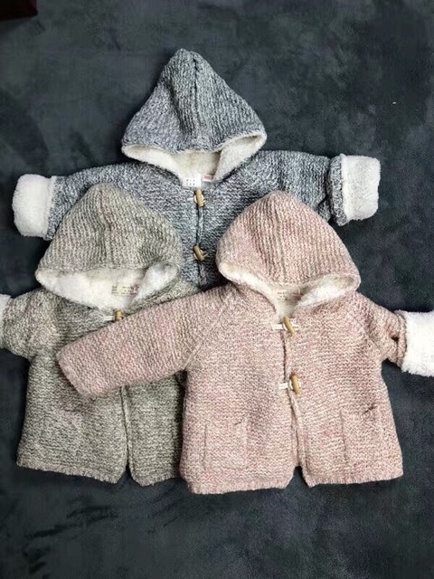 Áo khoác len lót lông cừu Zara dư xịn