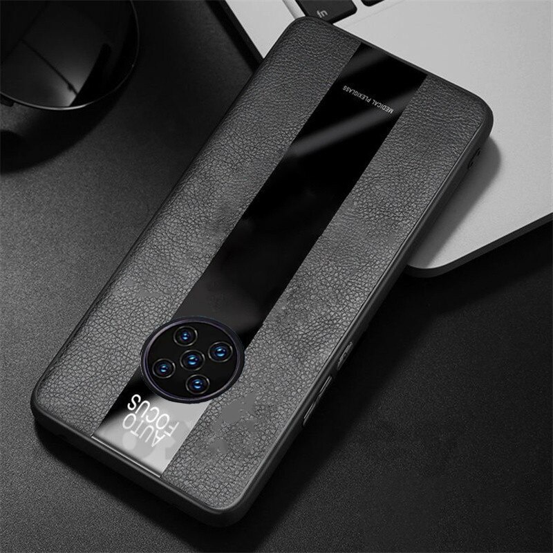 Ốp điện thoại da phối gương sang trọng cho Huawei Mate 10 20 Lite Mate 40 30 Pro P Smart 2019 Z