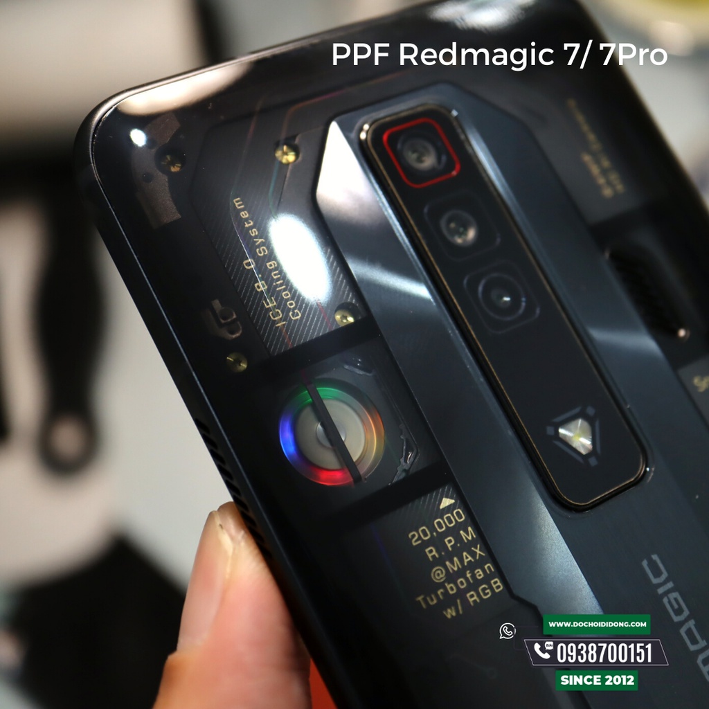 Miếng dán PPF Hydorgen ZTE Nubia Red Magic 7/ 7 Pro trong, nhám, đổi màu cao cấp