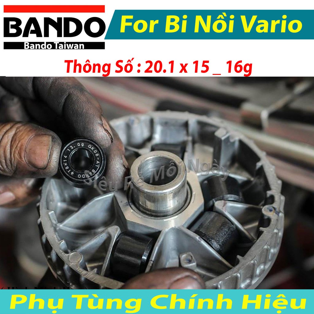 Bộ Bi Nồi Bando Honda Vario 125, 150cc 20.1 x 15 x 16g