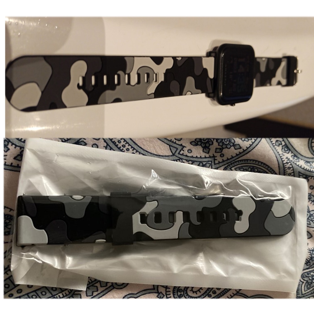 Dây Đeo Họa Tiết Rằn Ri Cho Đồng Hồ Thông Minh Huawei Watch GT 2 2e GT2 42mm 46mm 20mm 22mm