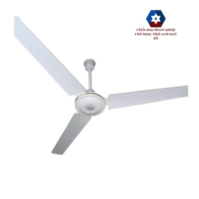 Quạt trần giá rẻ SuperVilighting QTR-VT AC 75W sải cánh 1,4m 3 cánh hộp số 3 tốc độ bảo hành 1 năm