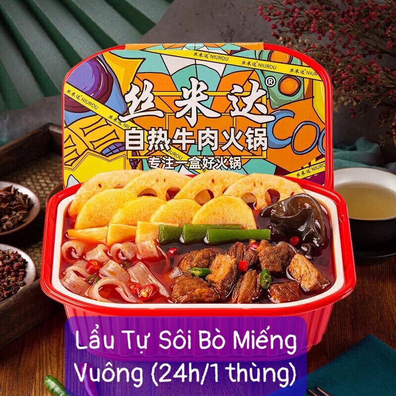 lẩu tự sôi bò miếng vuông và gà cay siêu ngon | BigBuy360 - bigbuy360.vn