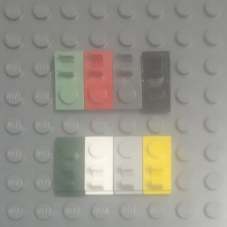 Đồ Chơi Chính Hãng Plate, Modified 1 x 2 with Open O Clip on Top