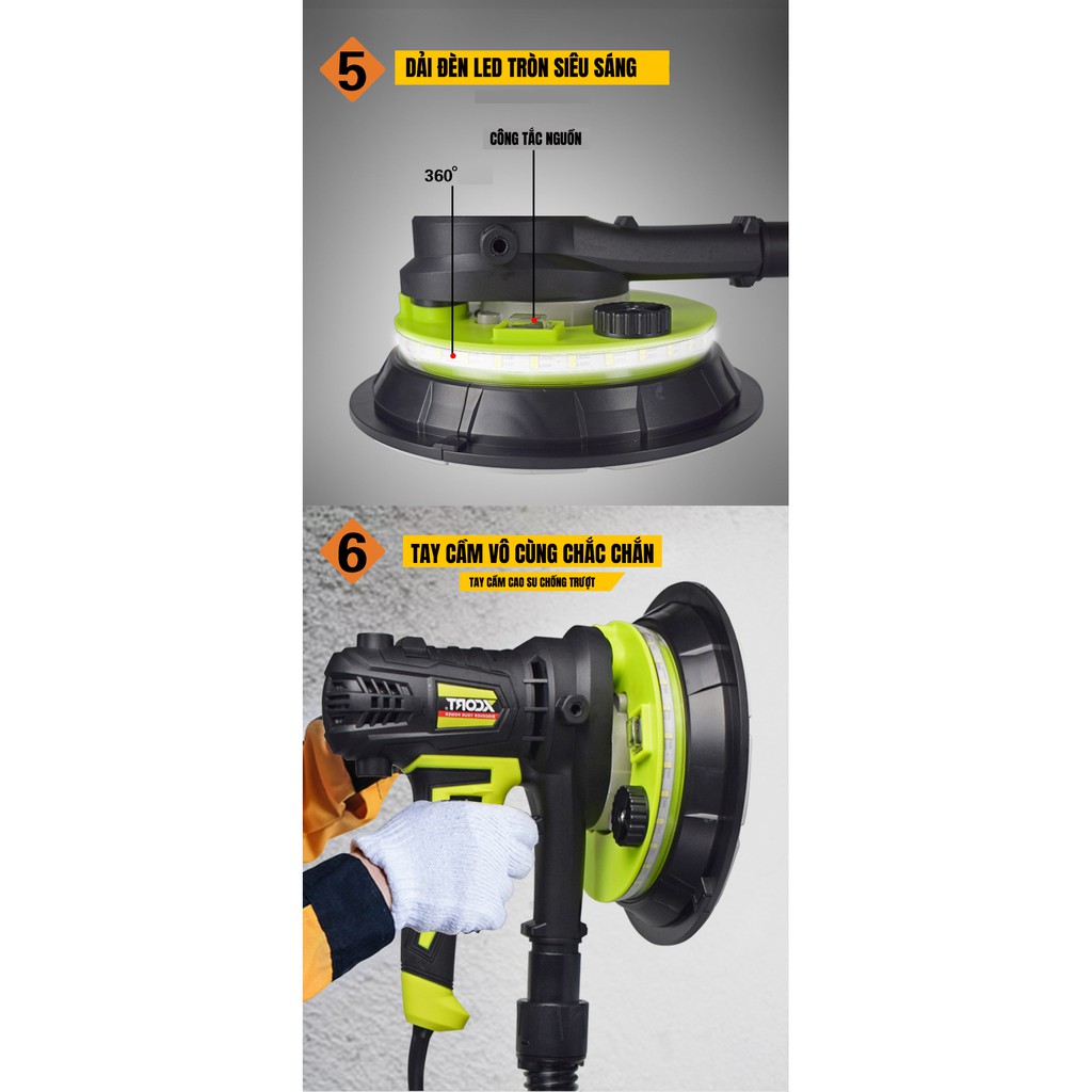 Máy chà nhám tường-Máy chà tường XCORT 850W