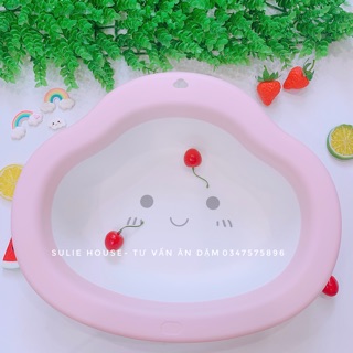 Chậu rửa mặt cho bé hình mây