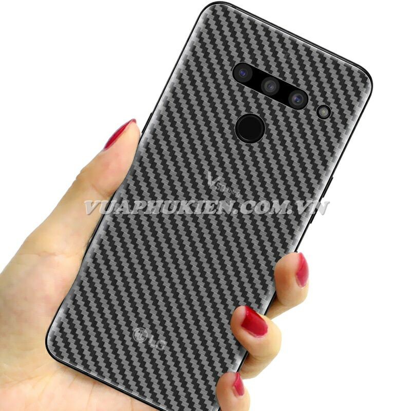 Tấm dán vân Carbon 3D mặt lưng cho LG G8 ThinQ, G7 ThinQ, G6, G5, G4, G3, G2 isai, V50 ThinQ, V40 ThinQ, V30, V20