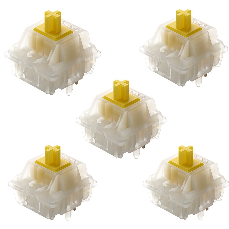 Công tắc bàn phím Switch Gateron Milky Yellow Pro dùng cho bàn phím cơ