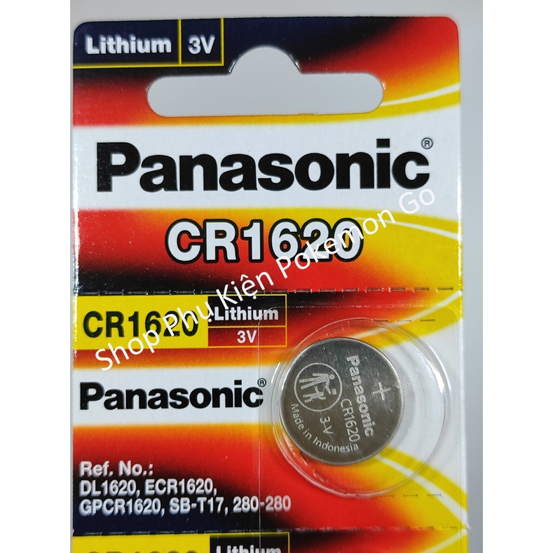 1 Viên Pin Lithium Panasonic CR2032 / CR2025 / CR2016 / CR1632 / CR1620 / CR1616 / CR1220 / CR2450 3V Hàng Chính Hãng