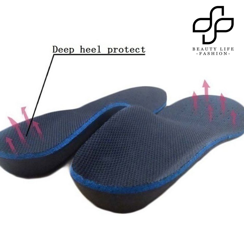 [Shoes] 1 Pair High Arch Support Varus Flat Foot Pads Shoe Insole