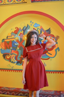 Đầm thuỷ thủ lá viền ren
