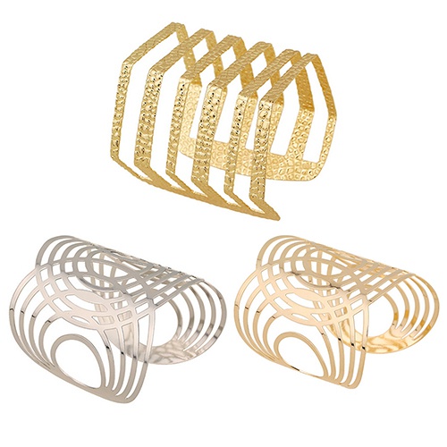 Vòng tay trang sức bản to thời trang cho nữ