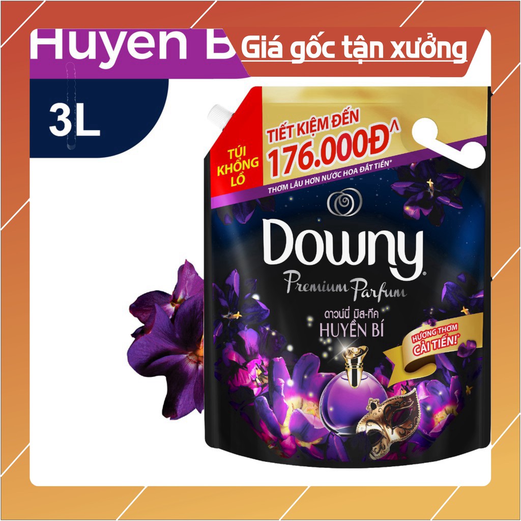 Sản Phẩm Yêu Thích (Sản Phẩm Hot) Nước xả vải Downy Hương Nước Hoa túi 3L