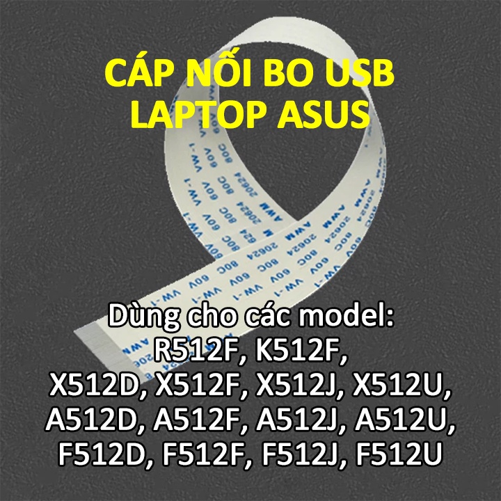 Cáp nối bo USB / đầu đọc thẻ nhớ laptop Asus A512D A512F A512J A512U X512D X512F X512J X512U K512F A512 F512 K512 X512