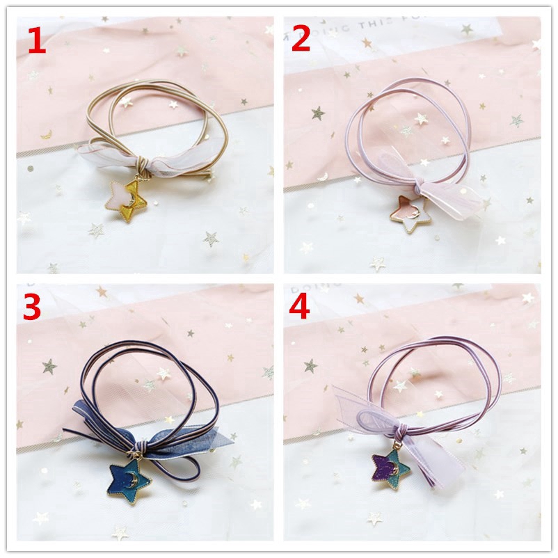 Buộc tóc hình ngôi sao xinh xắn dành cho nữ