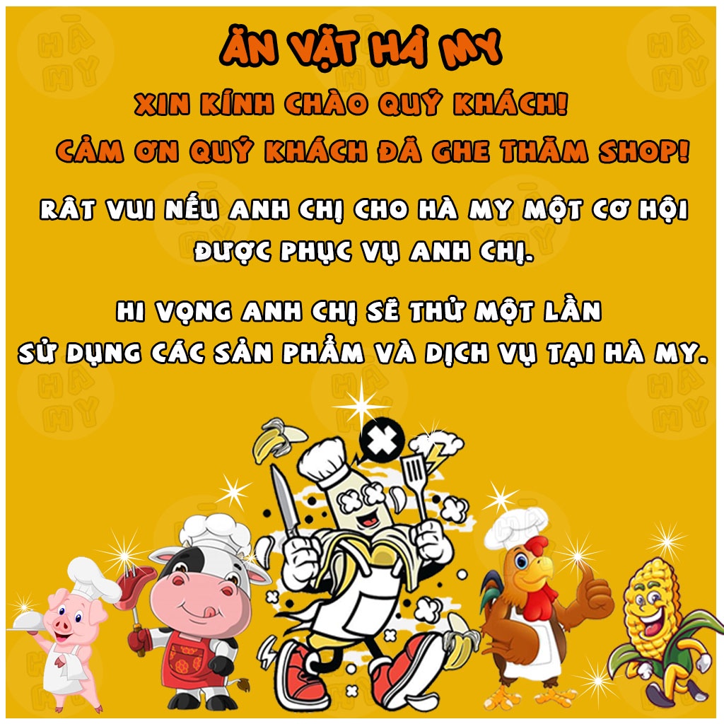 Khô gà lá chanh loại 1 túi 100g đồ ăn vặt Hà My thơm ngon bổ dưỡng