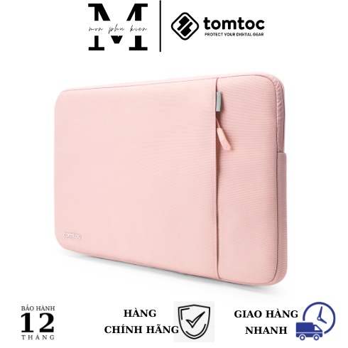 Túi chống sốc tomtoc (USA) 360° Protective Macbook Air/Pro 13/13.3" PINK - A13 | MON Phụ Kiện