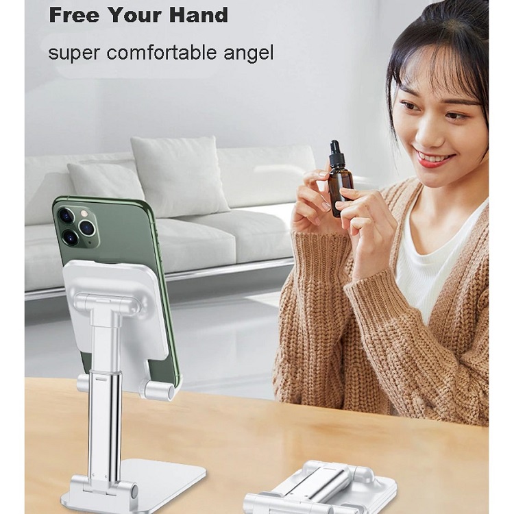 Giá Đỡ Máy Tính Bảng Gấp Gọn, Điện Thoại Tablet Iphone Ipad - Đa Năng Gấp Gọn Thu Nhỏ Tiện Dụng