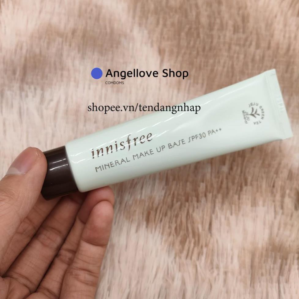 Kem Lót 4 Trong 1 Innisfree Mineral Make Up Base SPF30/PA++ 40ml điều chỉnh hiệu ứng tone da thiết yếu trong trang điểm | BigBuy360 - bigbuy360.vn