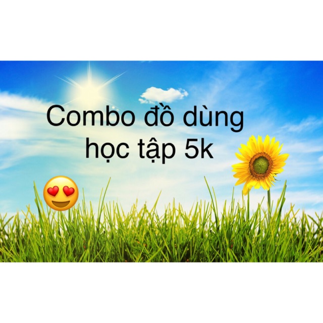 [hot] Combo đồ dùng học sinh 5k