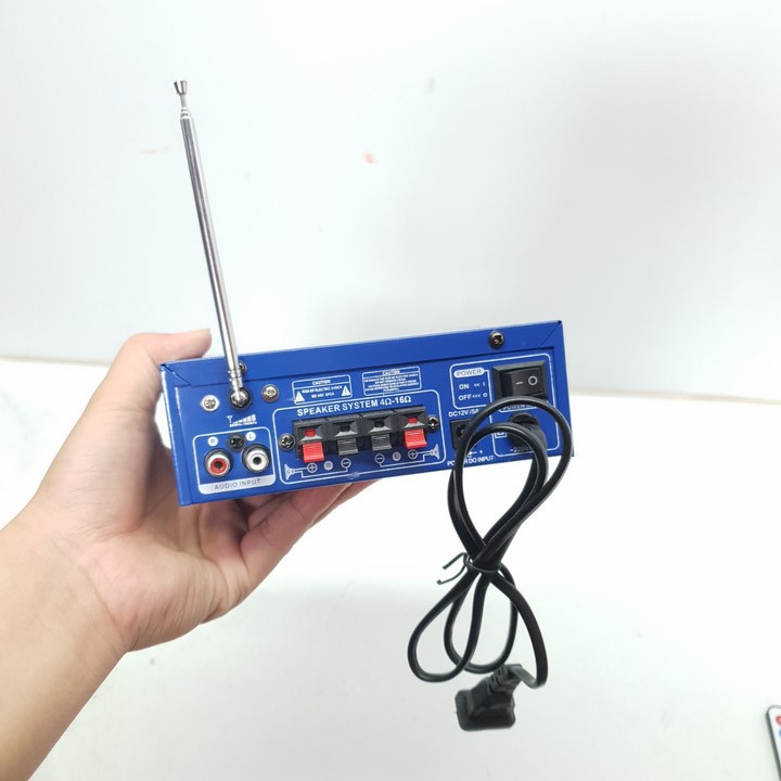 Amply LDZS AV-263 12V/220V KARAOKE 300W x 300W