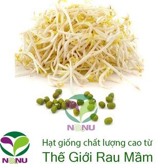Gói 100g Hạt giống mầm đậu xanh (đậu làm giá đỗ)_ Thế Giới Rau Mầm_thegioiraumam.com