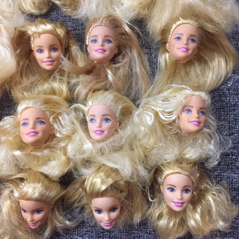 B7A-Head đầu búp bê barbie XINH