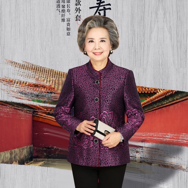 Áo khoác sang trọng cho bà , mẹ (CÓ ẢNH THẬT)