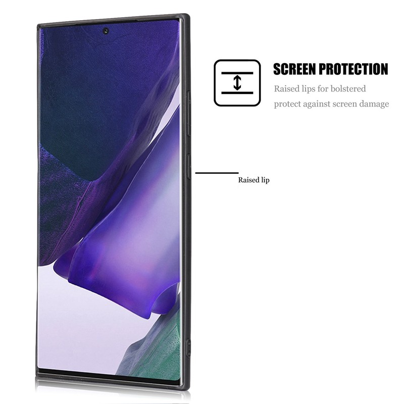 Ốp điện thoại da PU mỏng cho Samsung Galaxy S21 Note 20 S20 Ultra S20 Plus Note 10 Lite A81 M01 A01 | BigBuy360 - bigbuy360.vn