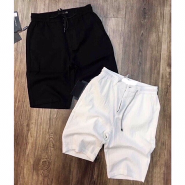 Quần short lửng đũi nam cúc khoá chun lưng | BigBuy360 - bigbuy360.vn