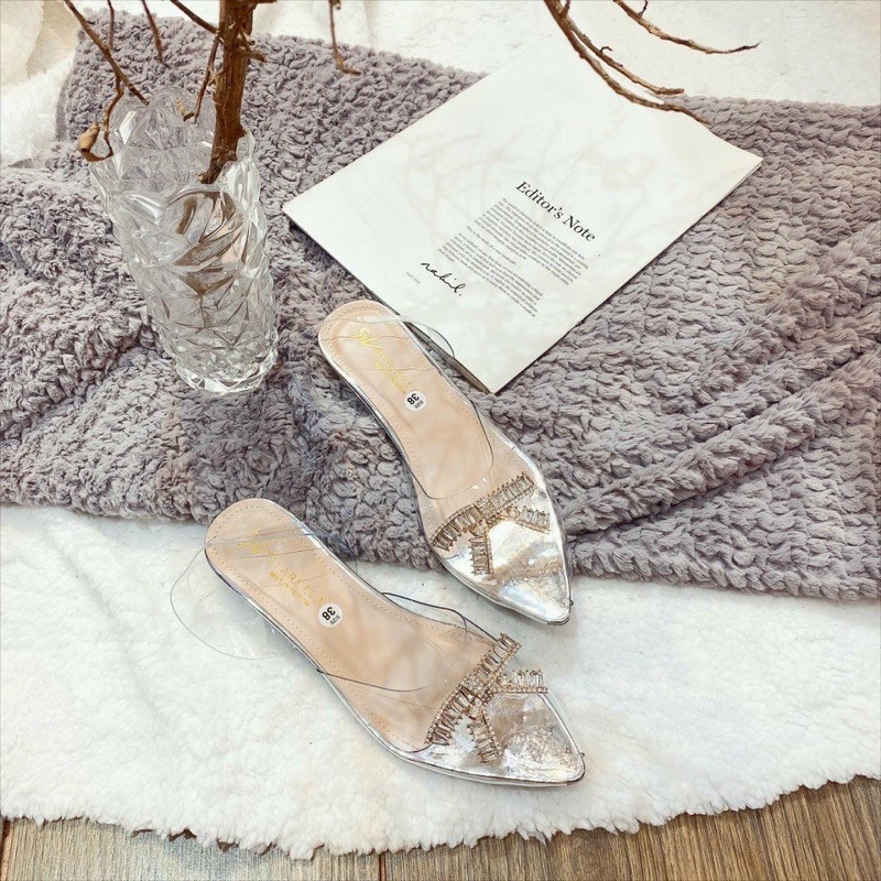 GIÀY BÚP BÊ BÍT TRONG ĐÍNH NƠ SIÊU SANG