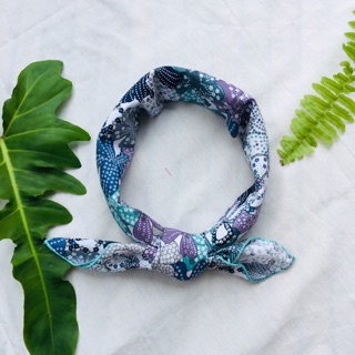 Khăn vuông cotton buộc tóc buộc cổ