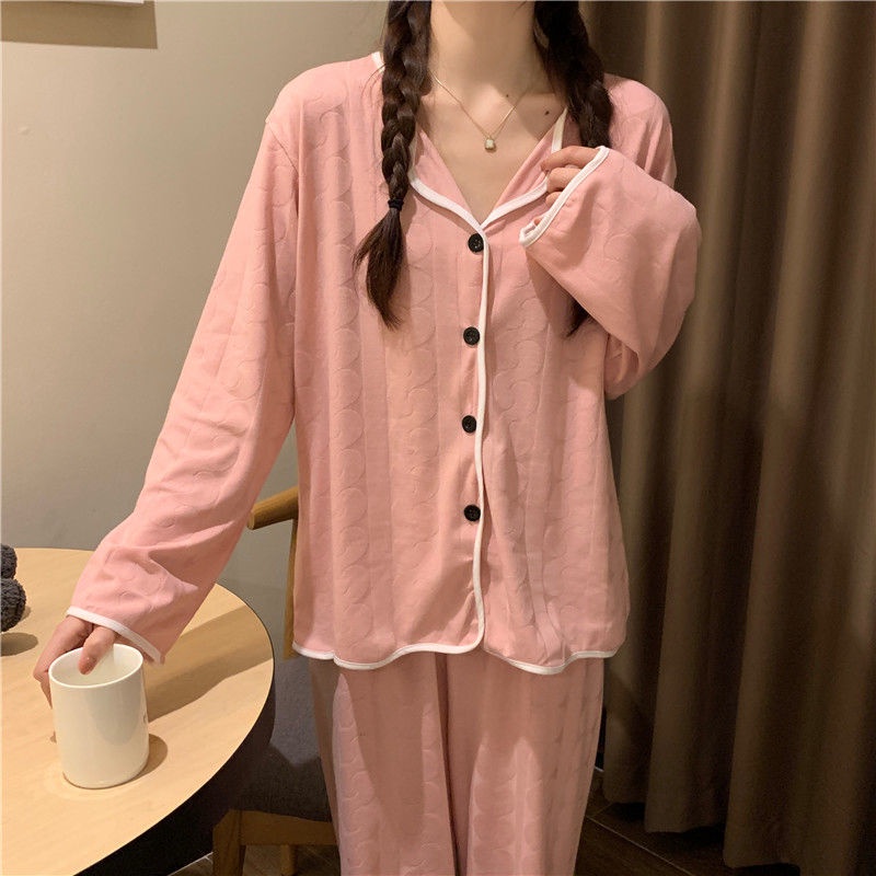 Bộ đồ ngủ dài tay dáng rộng xinh xắn dành cho nữ