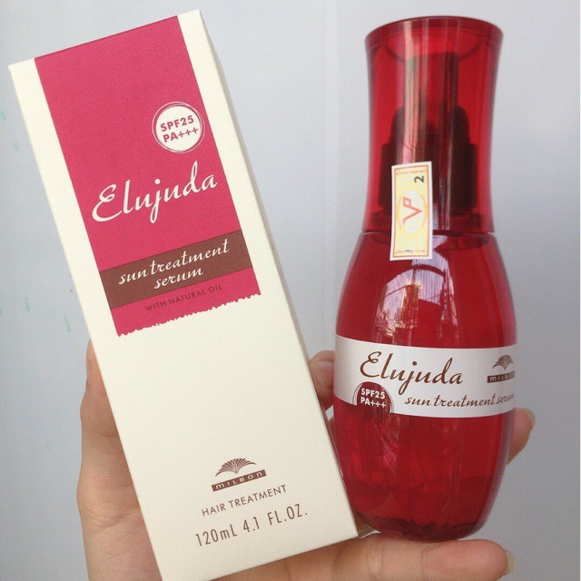 Tinh dầu phục hồi tóc và chống nắng chống nhiệt Milbon Elujuda Sun Treatment SPF25 PA+++ 120ml | BigBuy360 - bigbuy360.vn