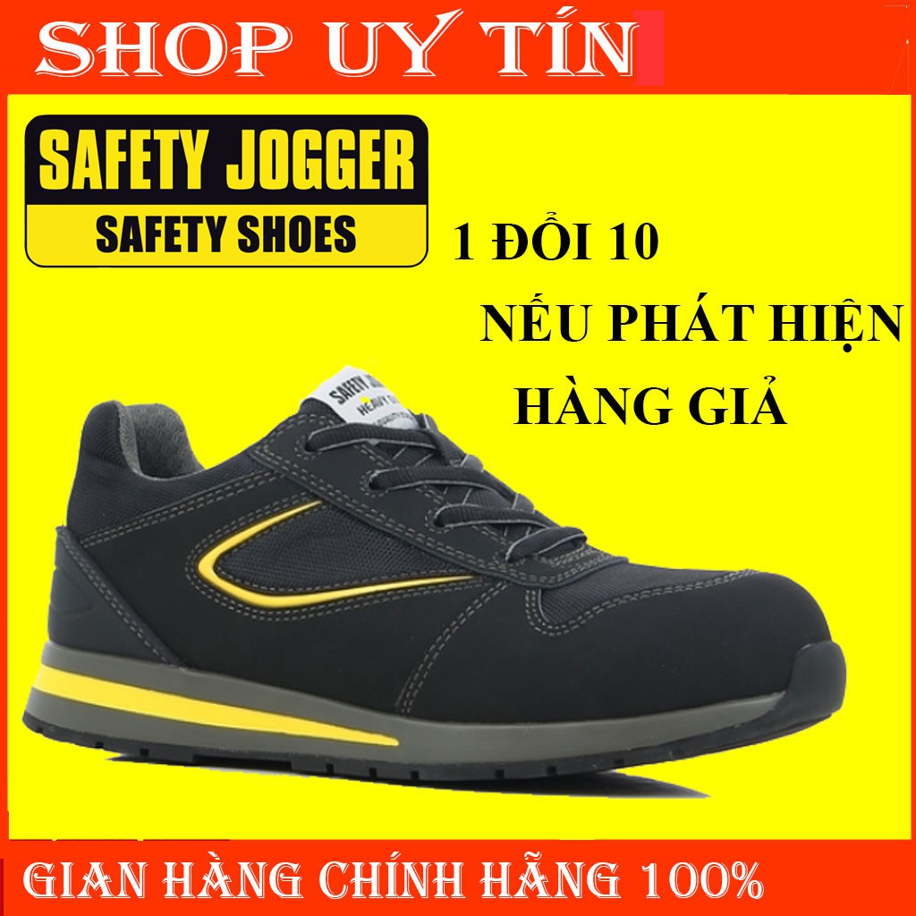 [Hàng Chính Hãng] Giày Bảo Hộ Safety Jogger Turbo, Da Chất Lượng Cao, Đế PU,  Chịu Nhiệt Cao, Chống Trượt, Đâm Xuyên