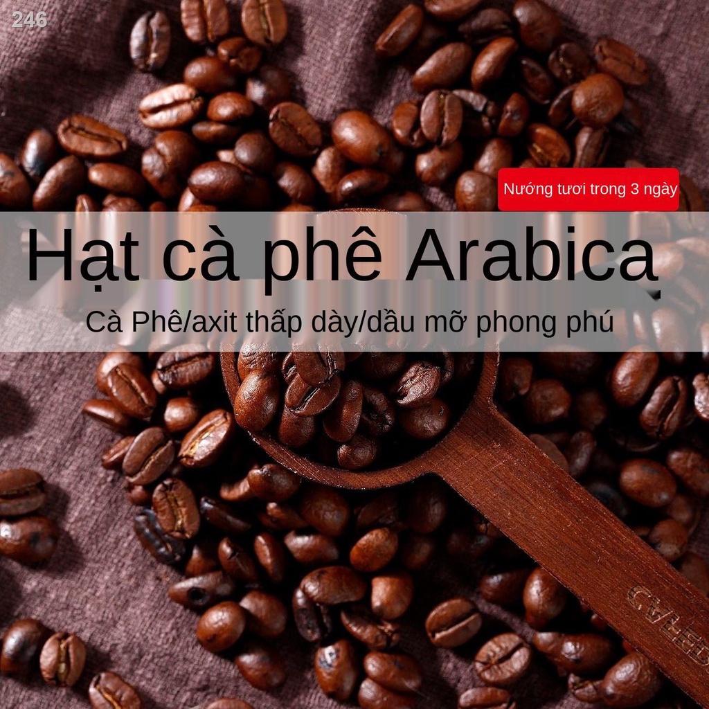【HOT】Hạt cà phê Espresso] đen rang tươi nhập khẩu Arabica có thể là bột xay 100g / 250g