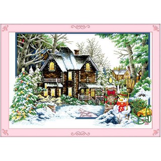 Tranh Thêu Chữ Thập Vẻ Đẹp Mùa Đông RY10818 (KHÁCH TỰ THÊU) KT:87X61CM