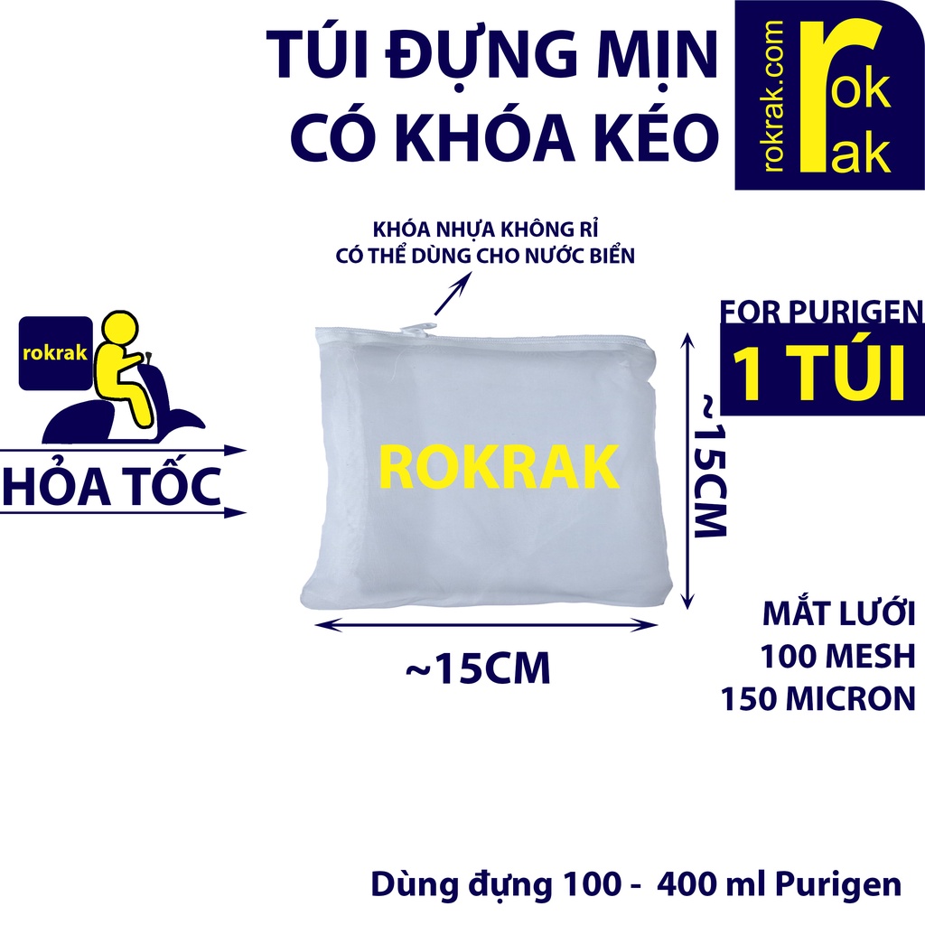 Túi đựng Purigen mịn các loại cho lọc hồ cá thủy sinh