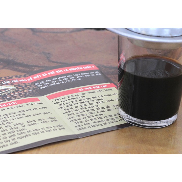 Combo cà phê hạt Robusta nguyên chất 100% đặc biệt 500g + Túi thơm cà phê khử mùi 100g