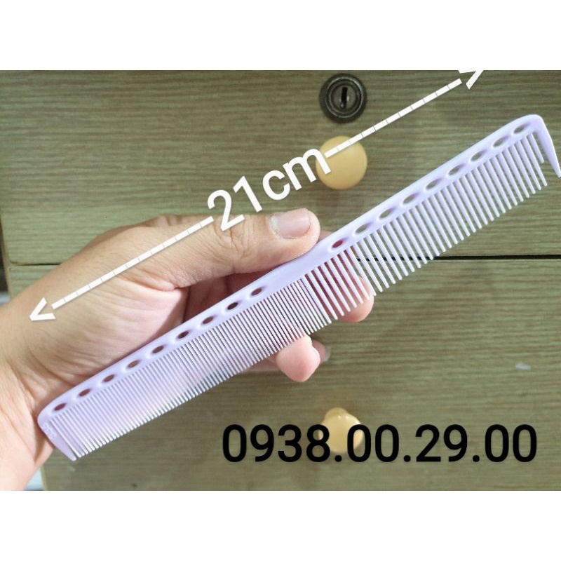Lược Cắt Tóc Nam Nữ Ys Park Mẫu Dài 18cm Chịu Nhiệt Chải Bám Tóc.