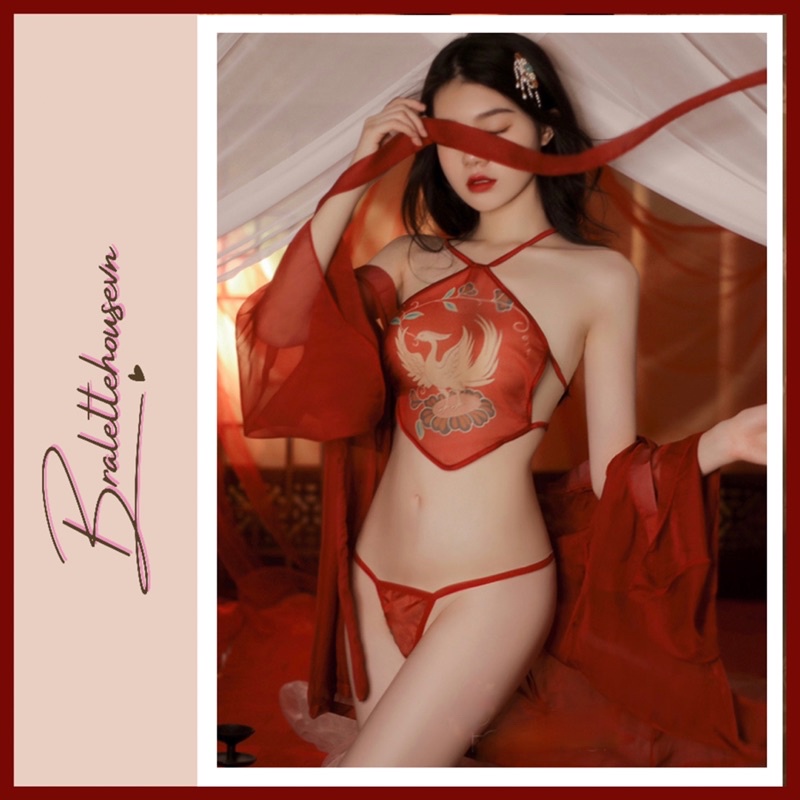 Bộ đồ cosplay yếm nữ Trung Hoa hoàng quí phi gợi cảm Bralettehousevn | BigBuy360 - bigbuy360.vn