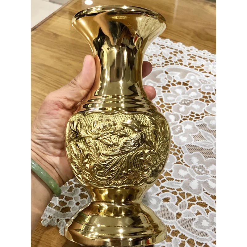 BÌNH BÔNG ĐỒNG CAO 20cm