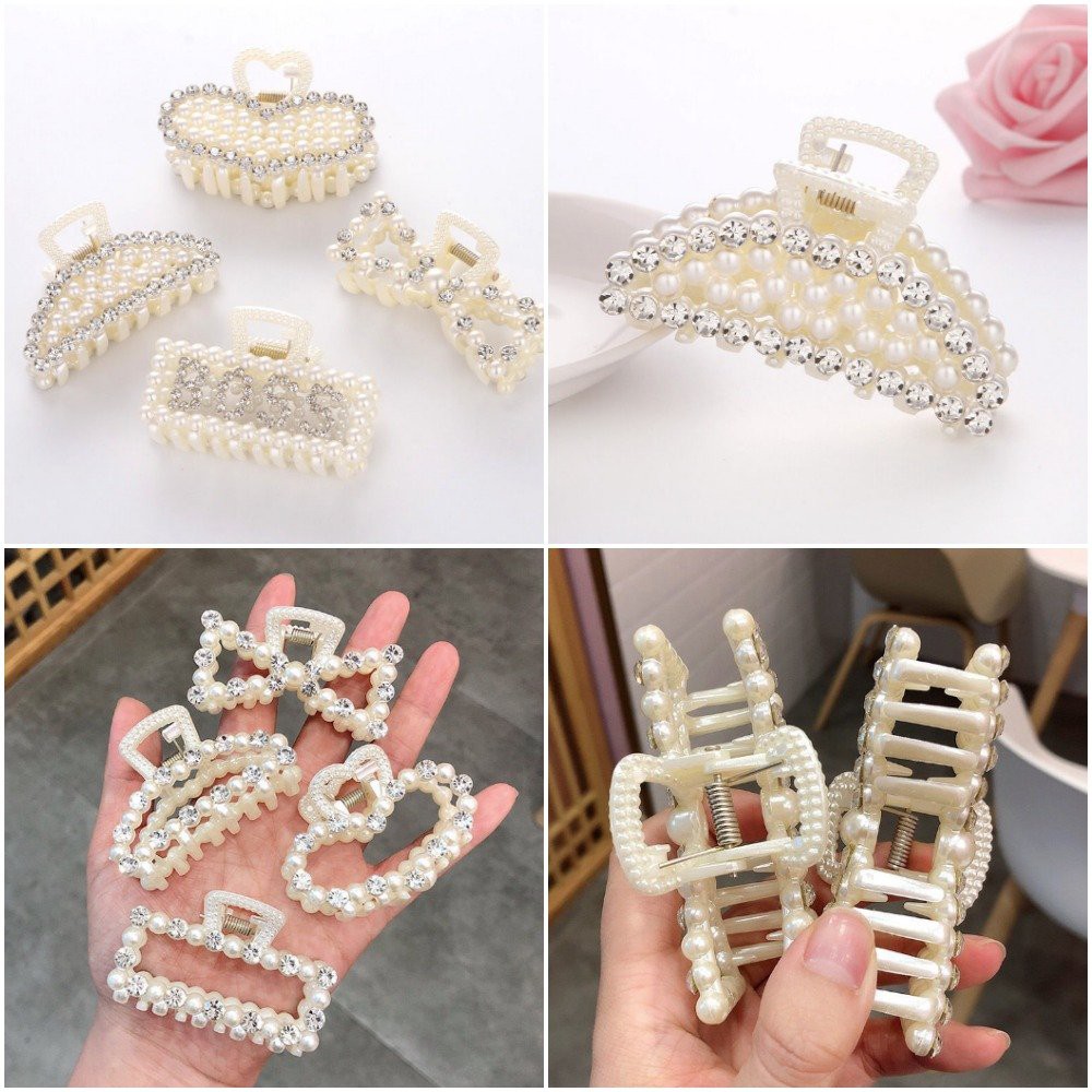 Kẹp tóc càng cua nhiều kiểu tùy chọn xinh xắn phong cách hàn quốc cho nữ