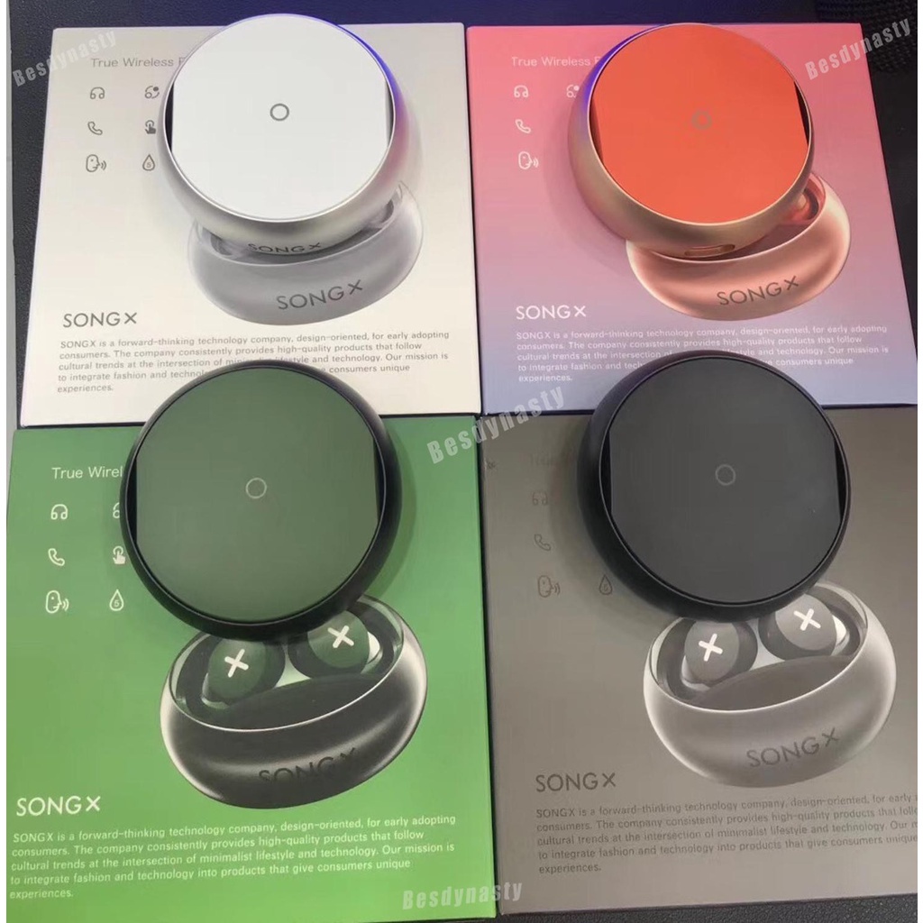 Song x Tai nghe Bluetooth Tws True Wireless 5.0 Star Ring Binaural Sports Running In-Ear