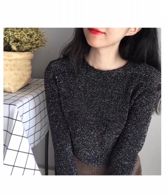 Áo nhũ len tăm | BigBuy360 - bigbuy360.vn