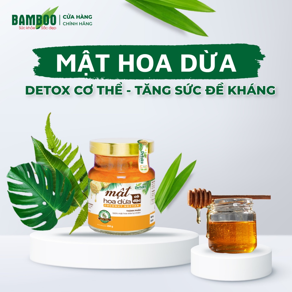 Mật hoa dừa Bamboo nguyên chất, ổn định đường huyết, tăng sức đề kháng